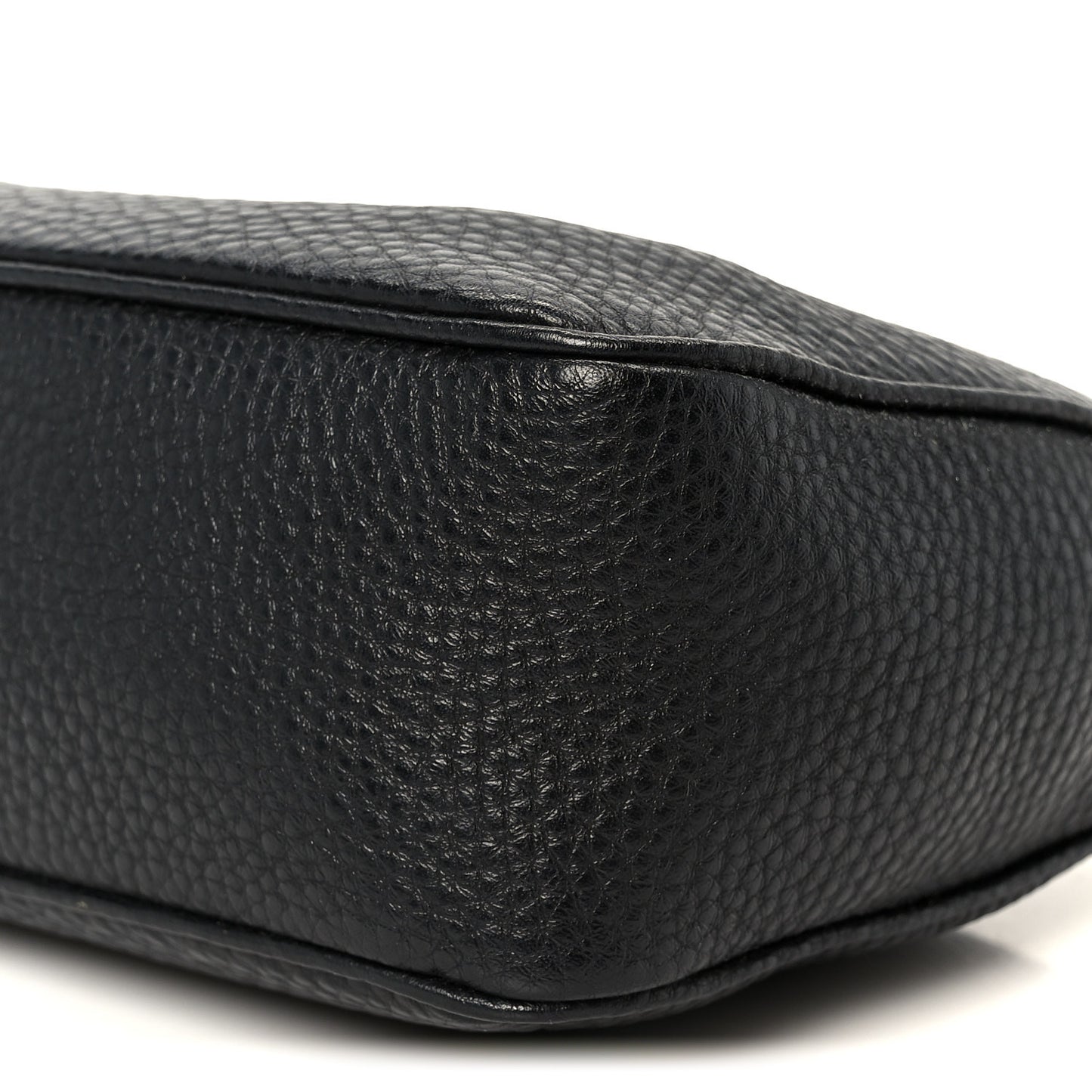 Vitello Daino Pochette Bag Black