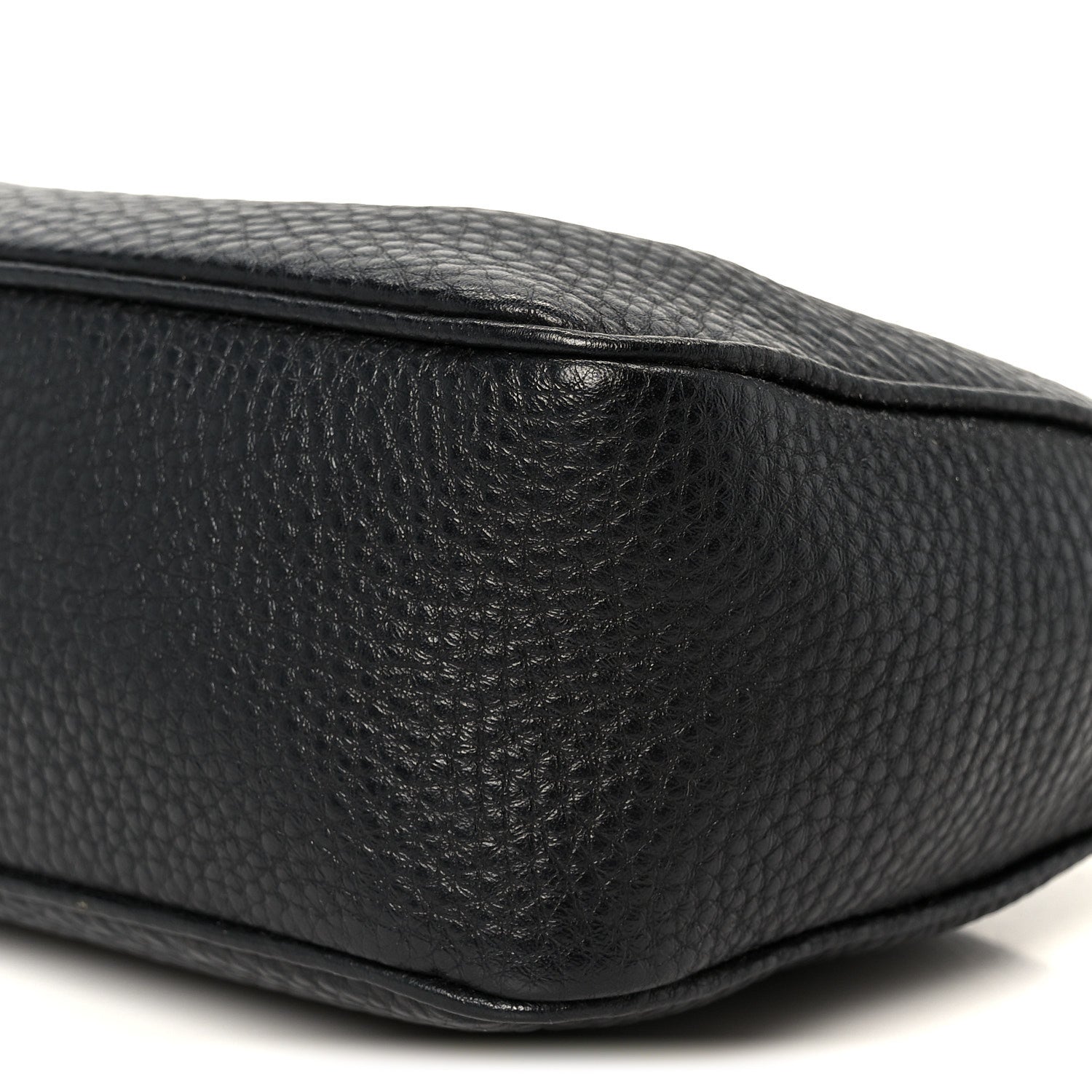 Prada Vitello Daino Pochette Bag Black 9 of 9