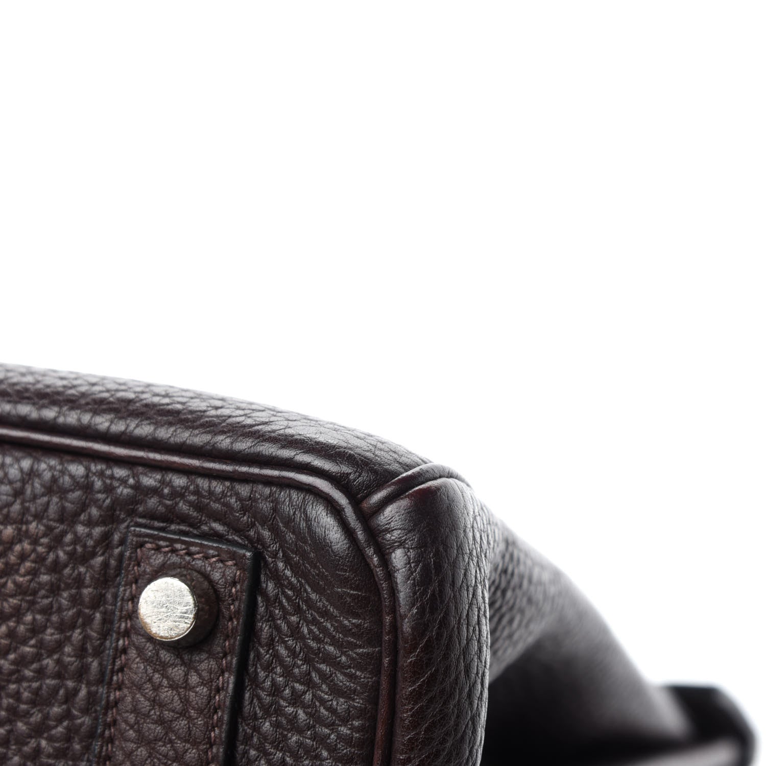 Hermes Togo HAC Birkin 32 Chocolate 9 of 14