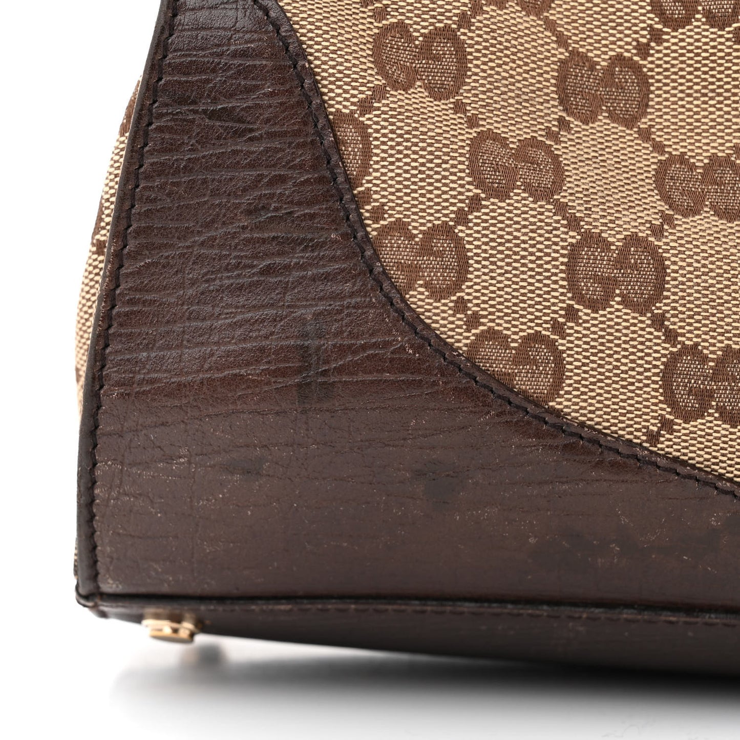 Monogram Web Junco Shoulder Bag Dark Brown