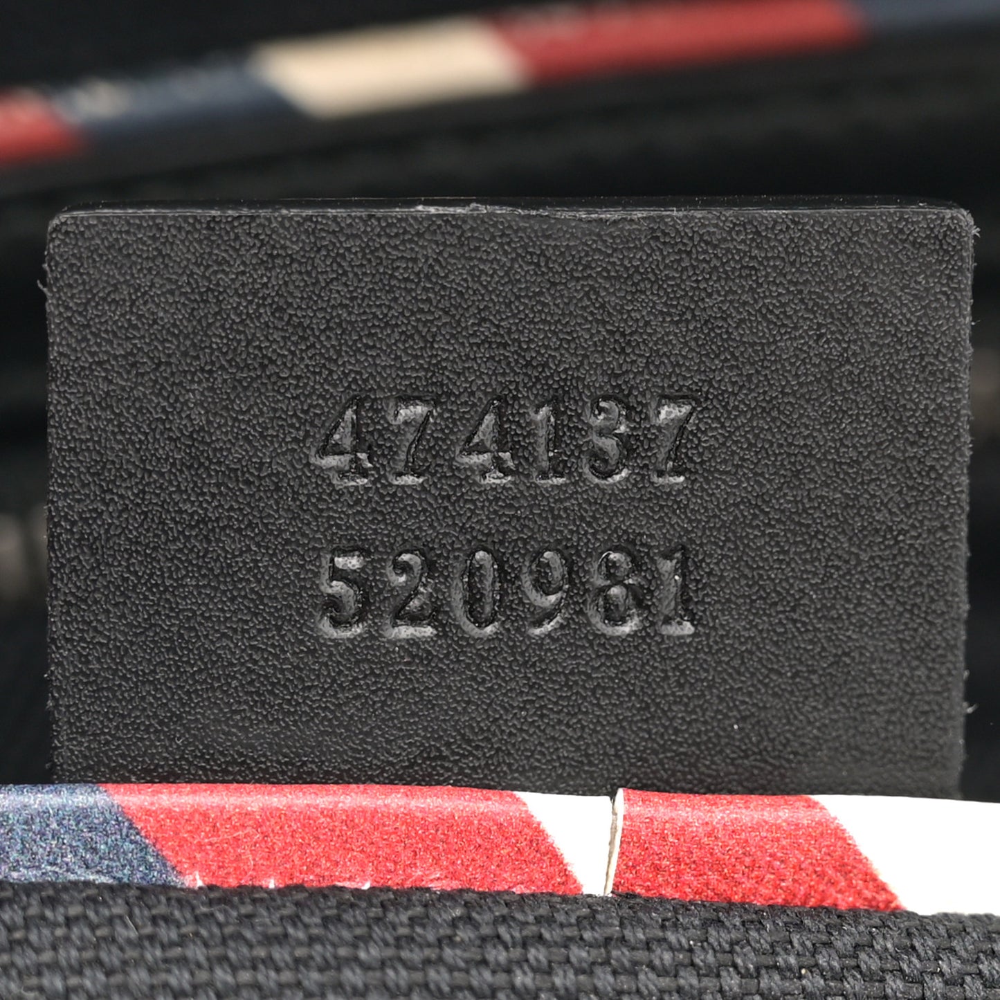 GG Supreme Monogram Night Courrier Flat Messenger Bag Black Multicolor