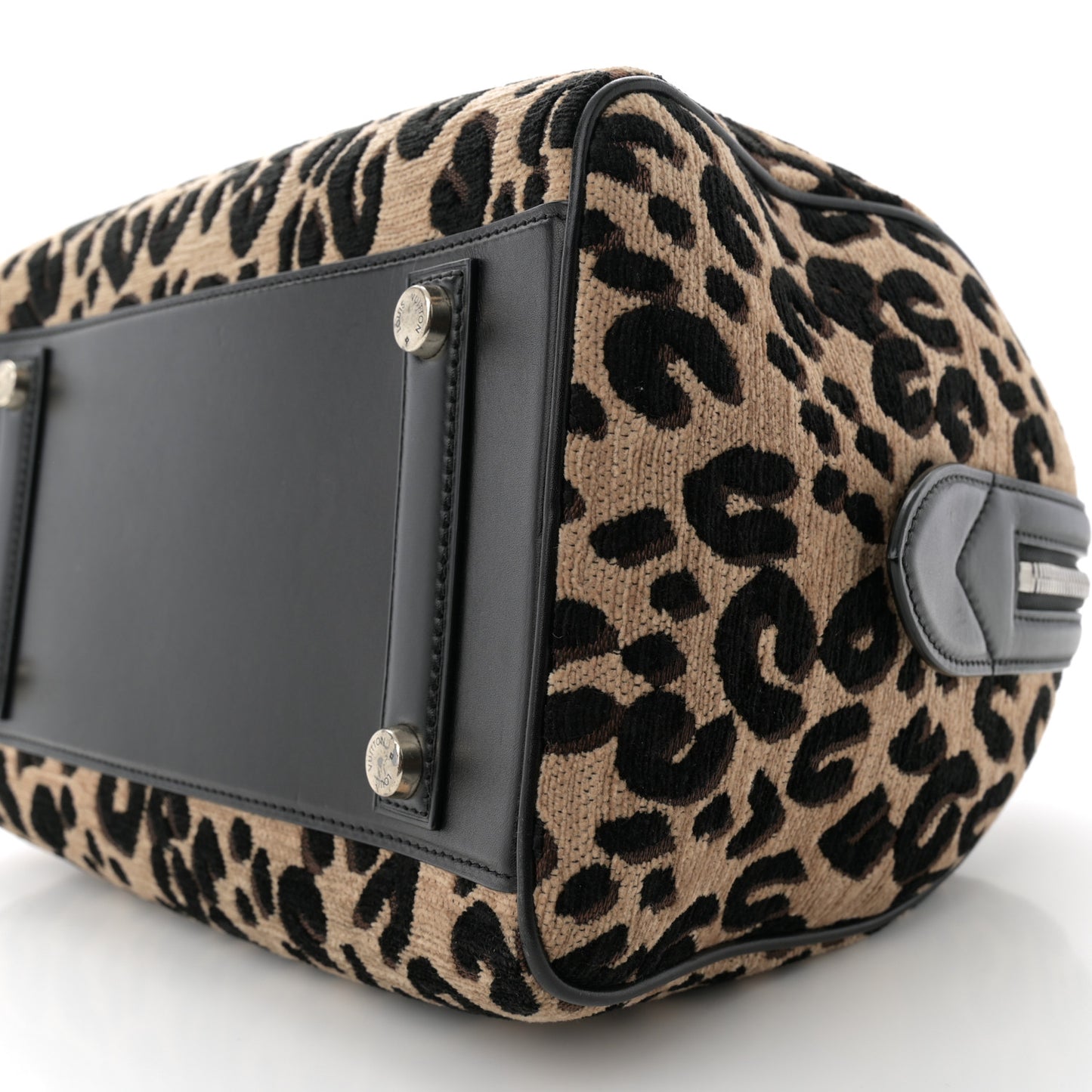 Jacquard Velvet Leopard Print Stephen Sprouse Speedy