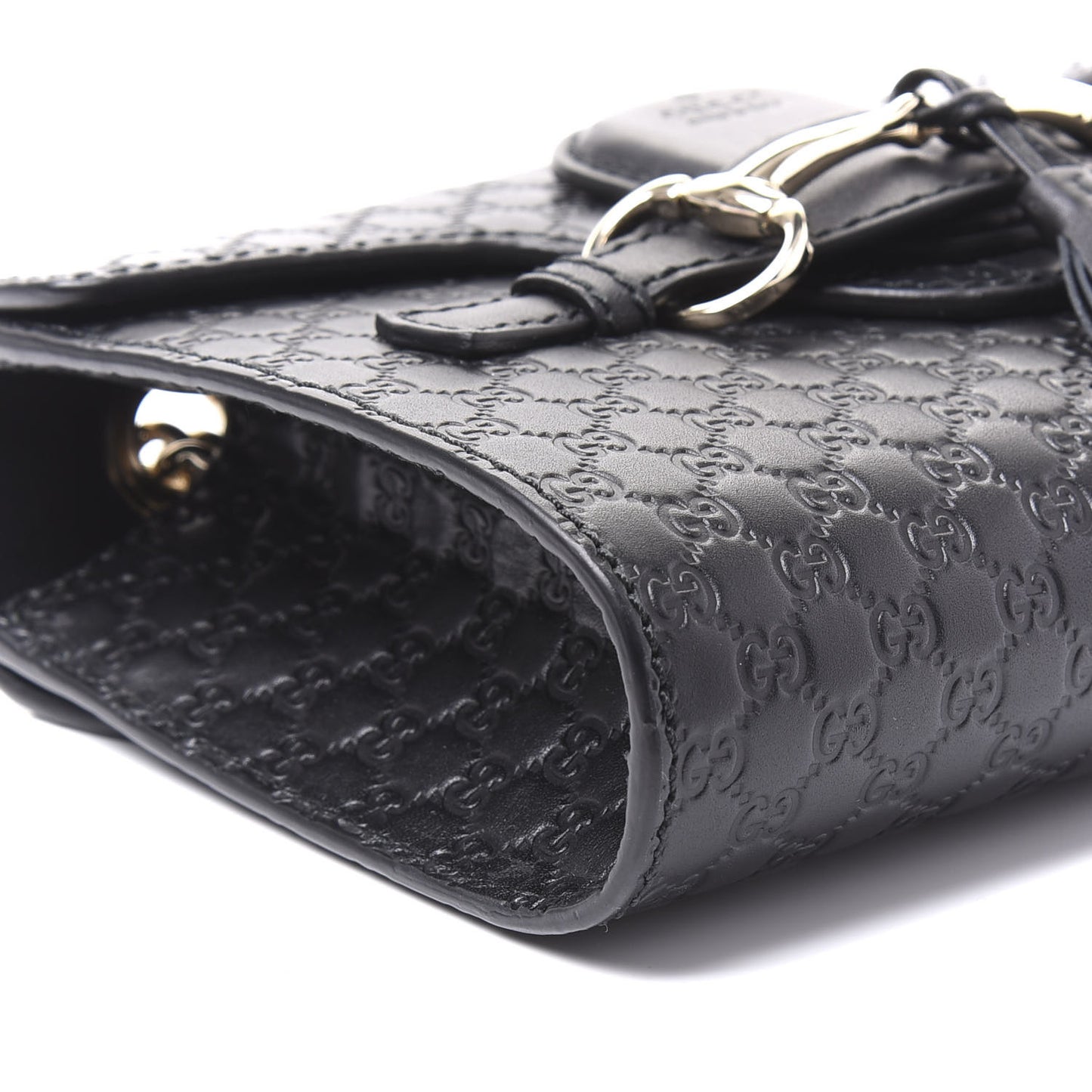 Microguccissima Mini Emily Shoulder Bag Black