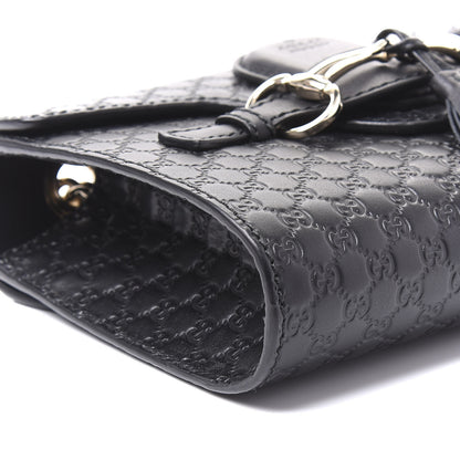 Gucci Microguccissima Mini Emily Shoulder Bag Black 6 of 8