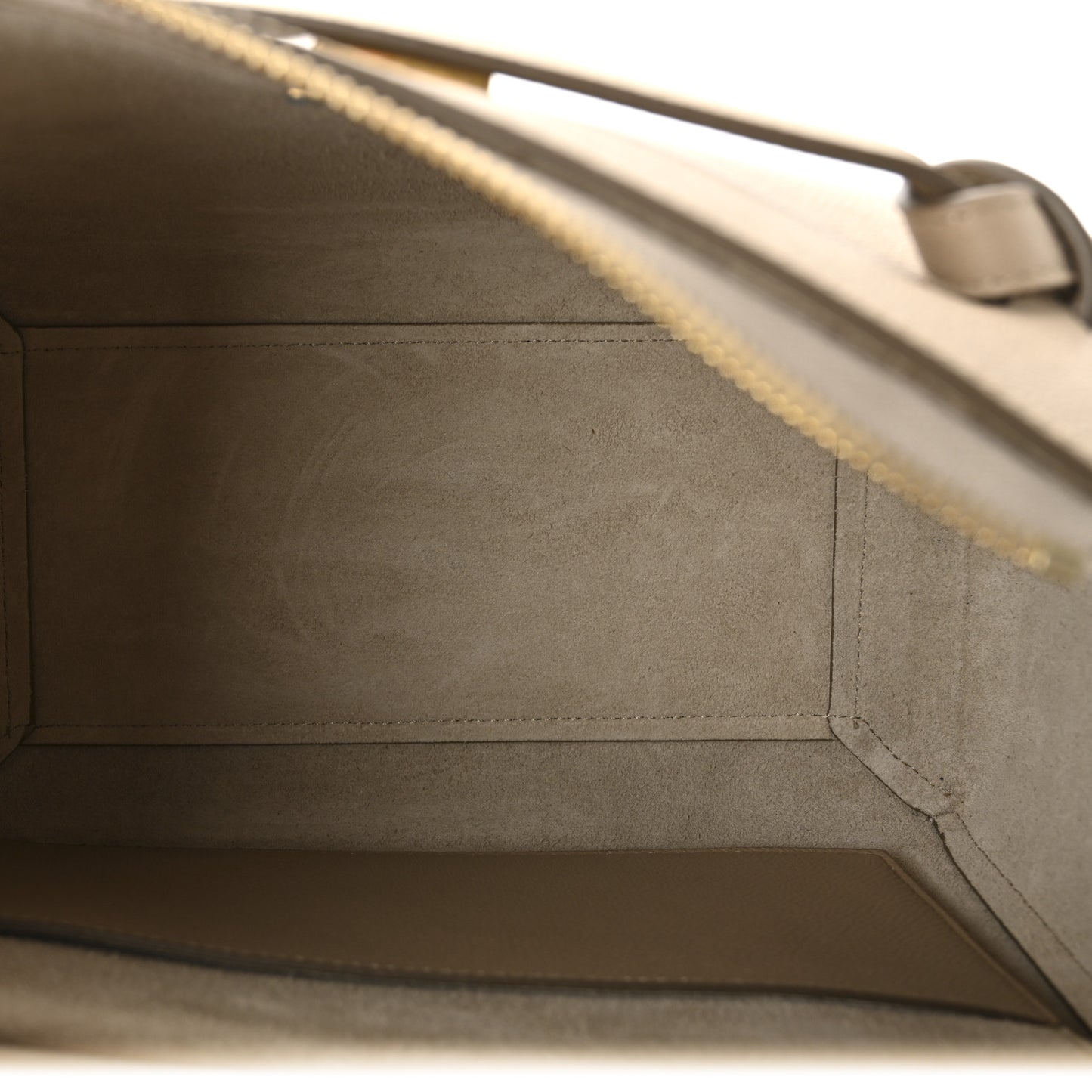 Grained Calfskin Micro Belt Bag Light Taupe