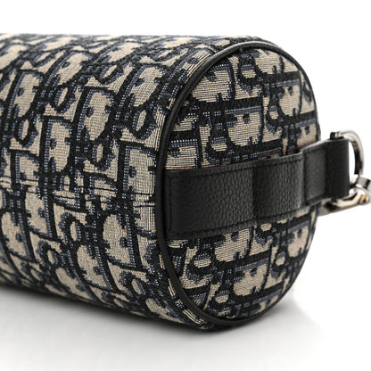 Christian Dior Oblique Mini Roller Messenger Bag Blue 10 of 13