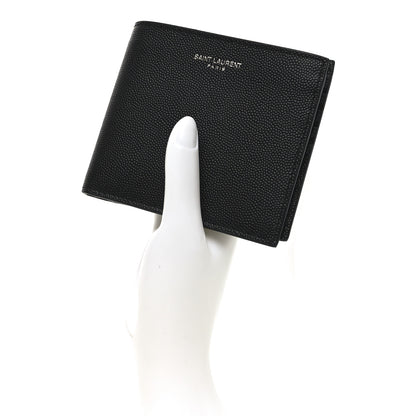 Saint Laurent Grain De Poudre Paris East West Wallet Black 2 of 8