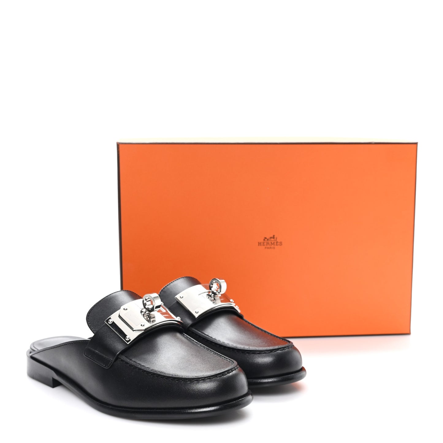 Calfskin Iota Mules 35 Black