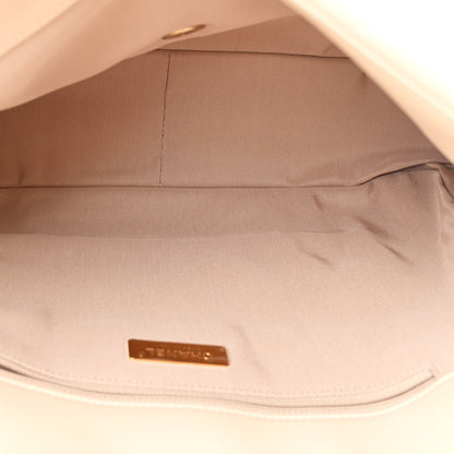 Chanel Goatskin Quilted Maxi Chanel 19 Flap Beige 5 of 11
