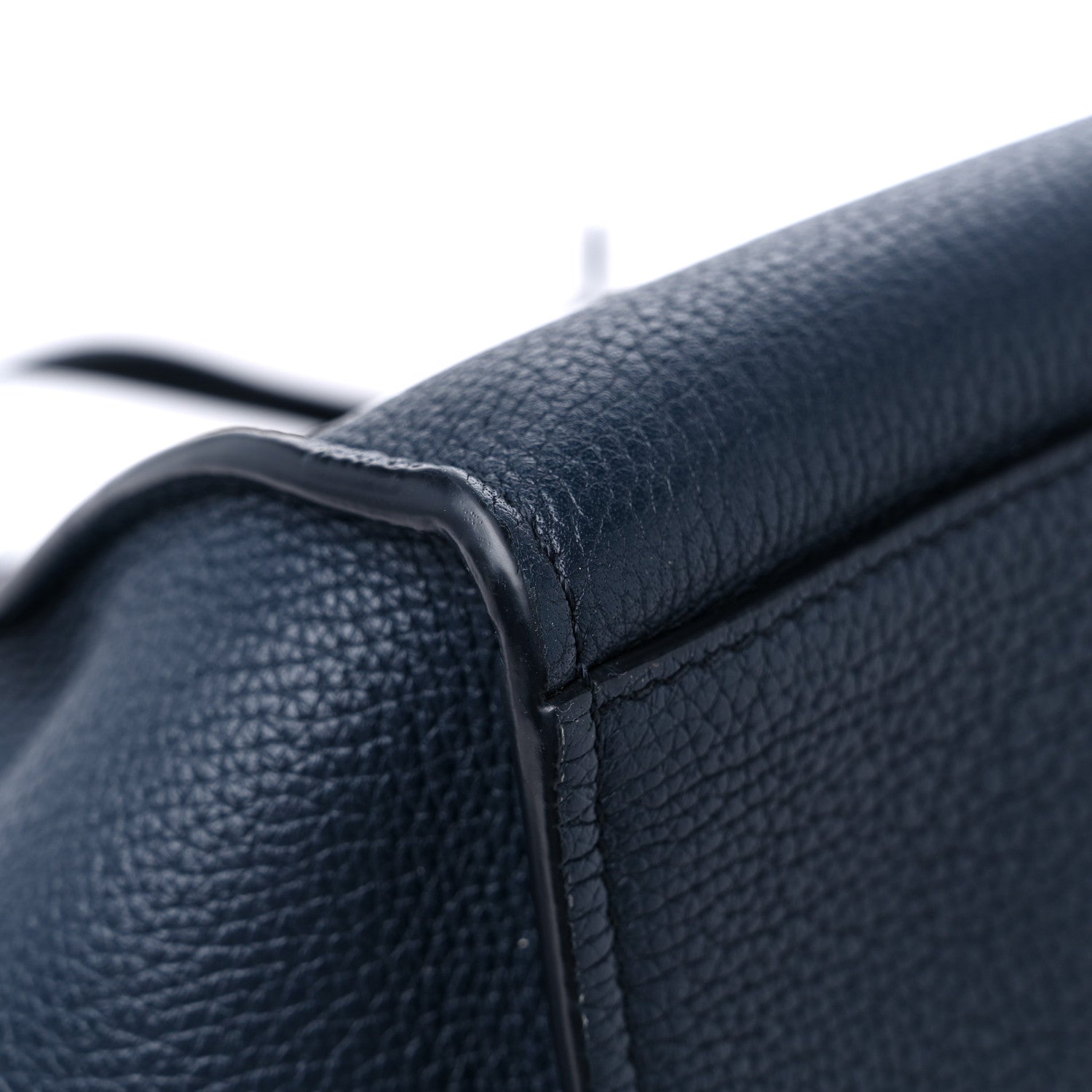 Celine Supple Grained Calfskin Small Big Bag Dark Blue 10 of 15