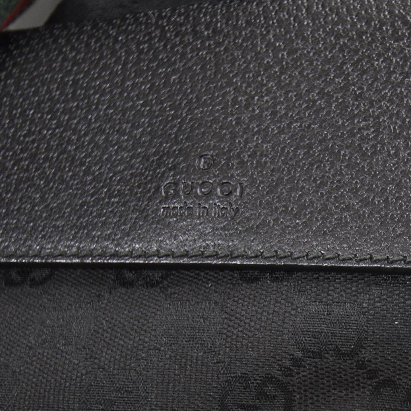 Monogram Web Medium Double Pocket Messenger Bag Black