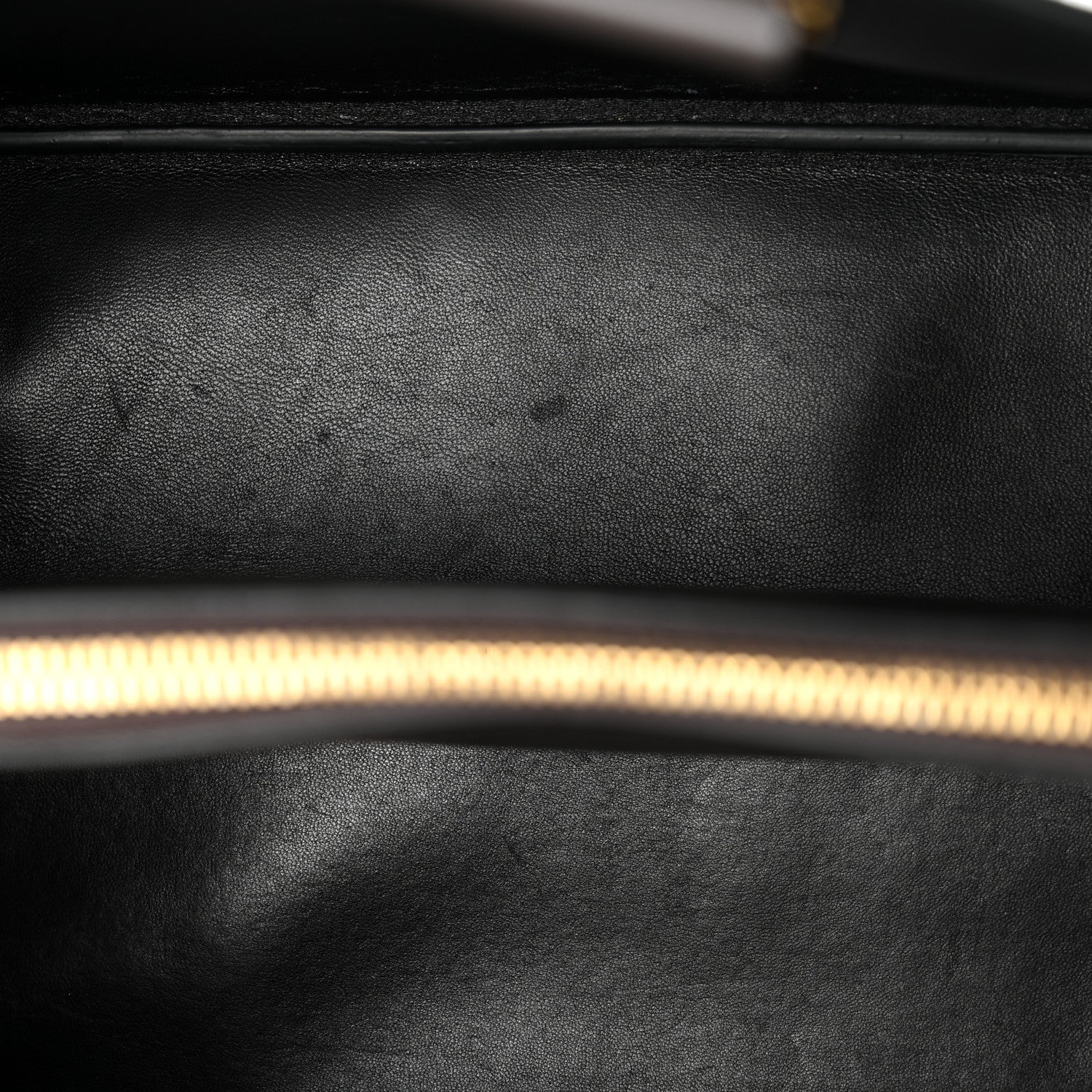 Prada Saffiano Cuir Calfskin Matinee Tote Fumo Black 11 of 12