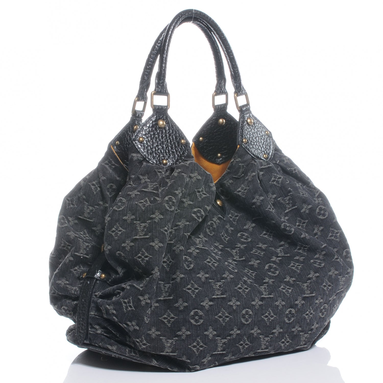Louis Vuitton Denim Mahina XL Black 3 of 7