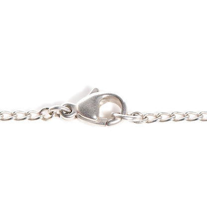Chanel Enamel CC Necklace Black Silver 5 of 5