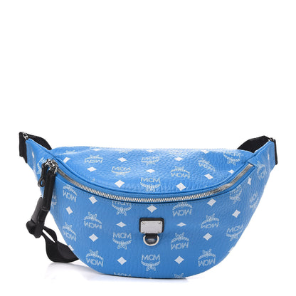 MCM Visetos Medium Fursten Belt Bag Blue 1 of 11