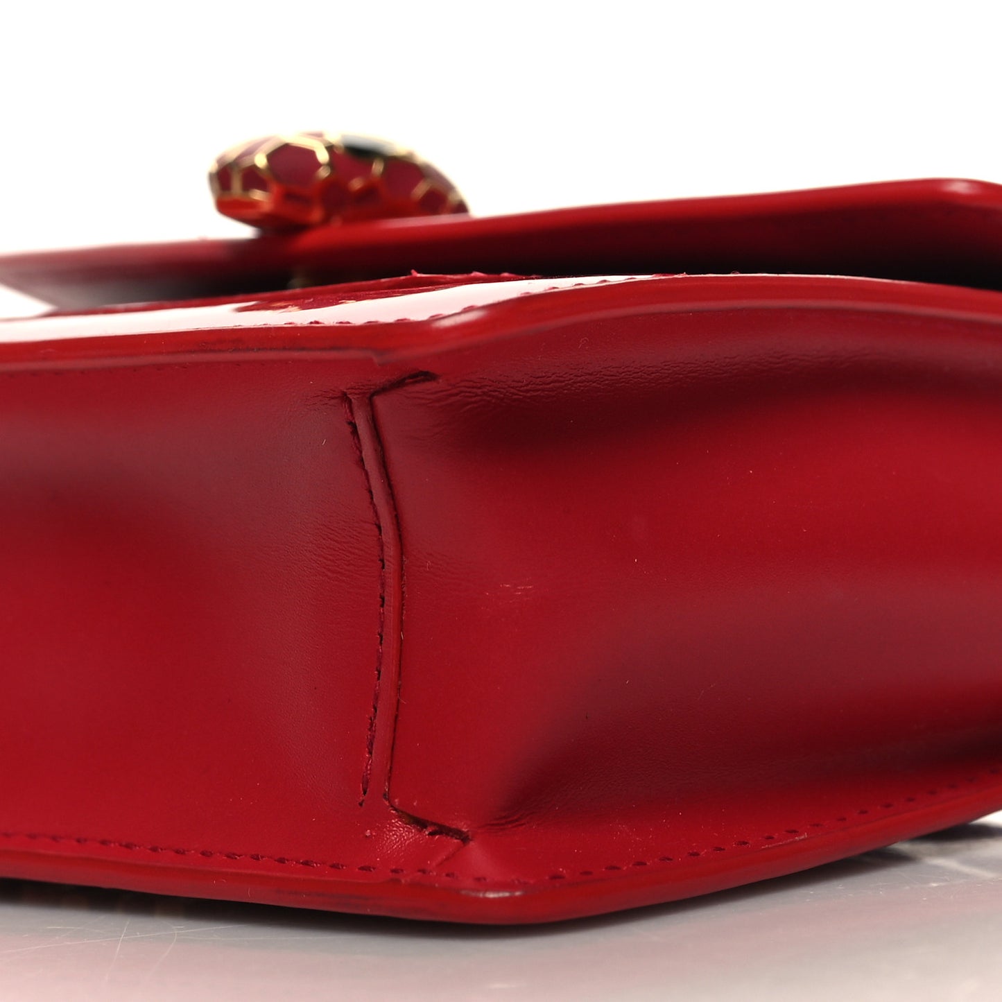 Patent Serpenti Forever Mini Shoulder Bag Pink