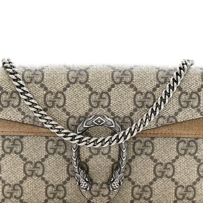 Gucci GG Supreme Monogram Super Mini Dionysus Shoulder Bag Taupe 7 of 11