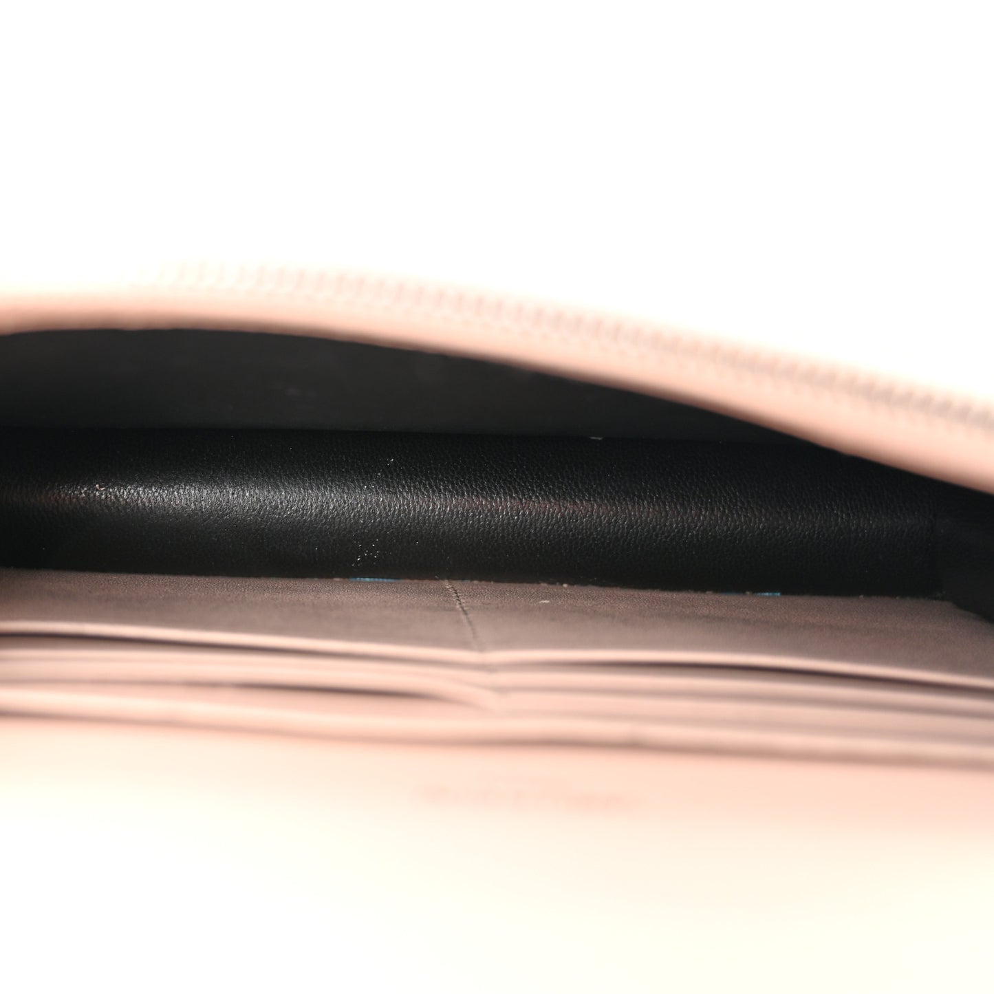 Smooth Calfskin Classic Monogram Kate Tassel Chain Wallet Marble Pink