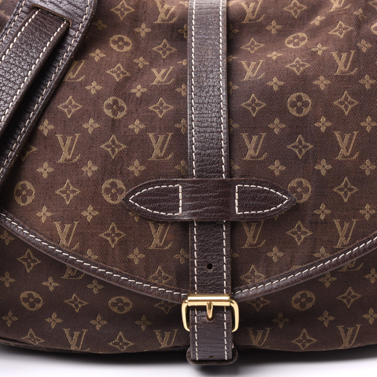 Louis Vuitton Monogram Mini Lin Saumur Ebene 8 of 8