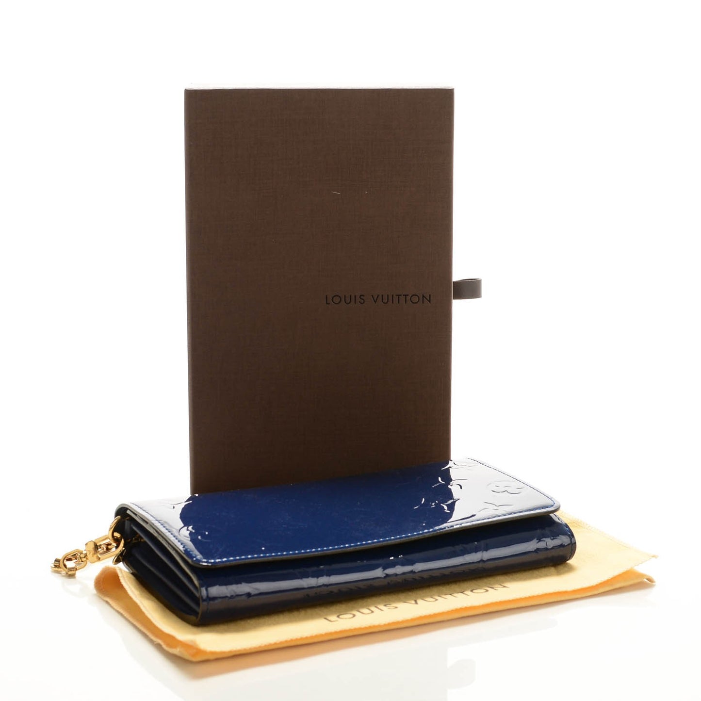 Vernis Chaine Wallet Grand Blue