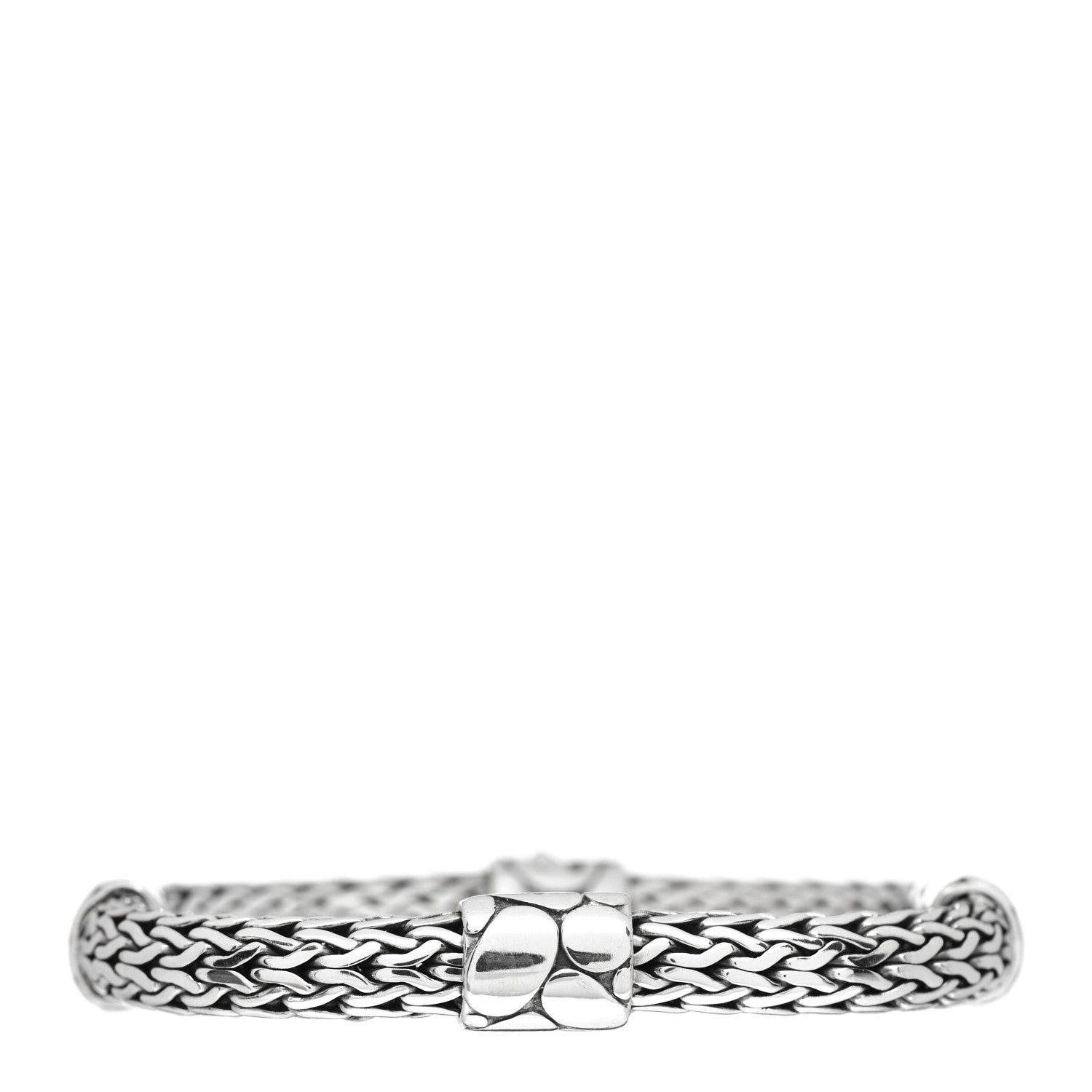 John Hardy Sterling Silver 7.5mm Four Station Kali Classic Chain Bracelet 1 of 5