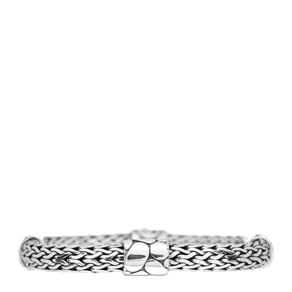 John Hardy Sterling Silver 7.5mm Four Station Kali Classic Chain Bracelet 1 of 5