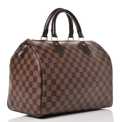 Louis Vuitton Damier Ebene Speedy 30 3 of 9