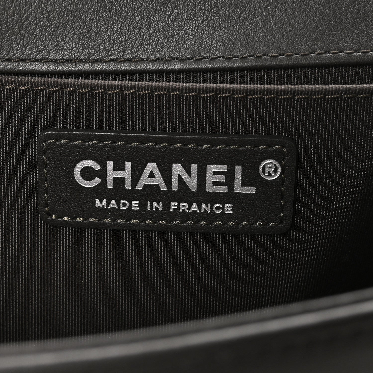 Chanel Lambskin Chevron Quilted Medium Boy Flap Dark Brown 6 of 10