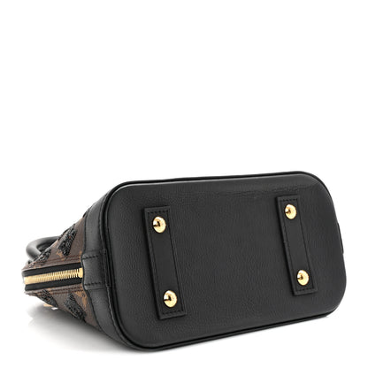 Louis Vuitton Monogram Sequins Eclipse Alma BB Black 4 of 9