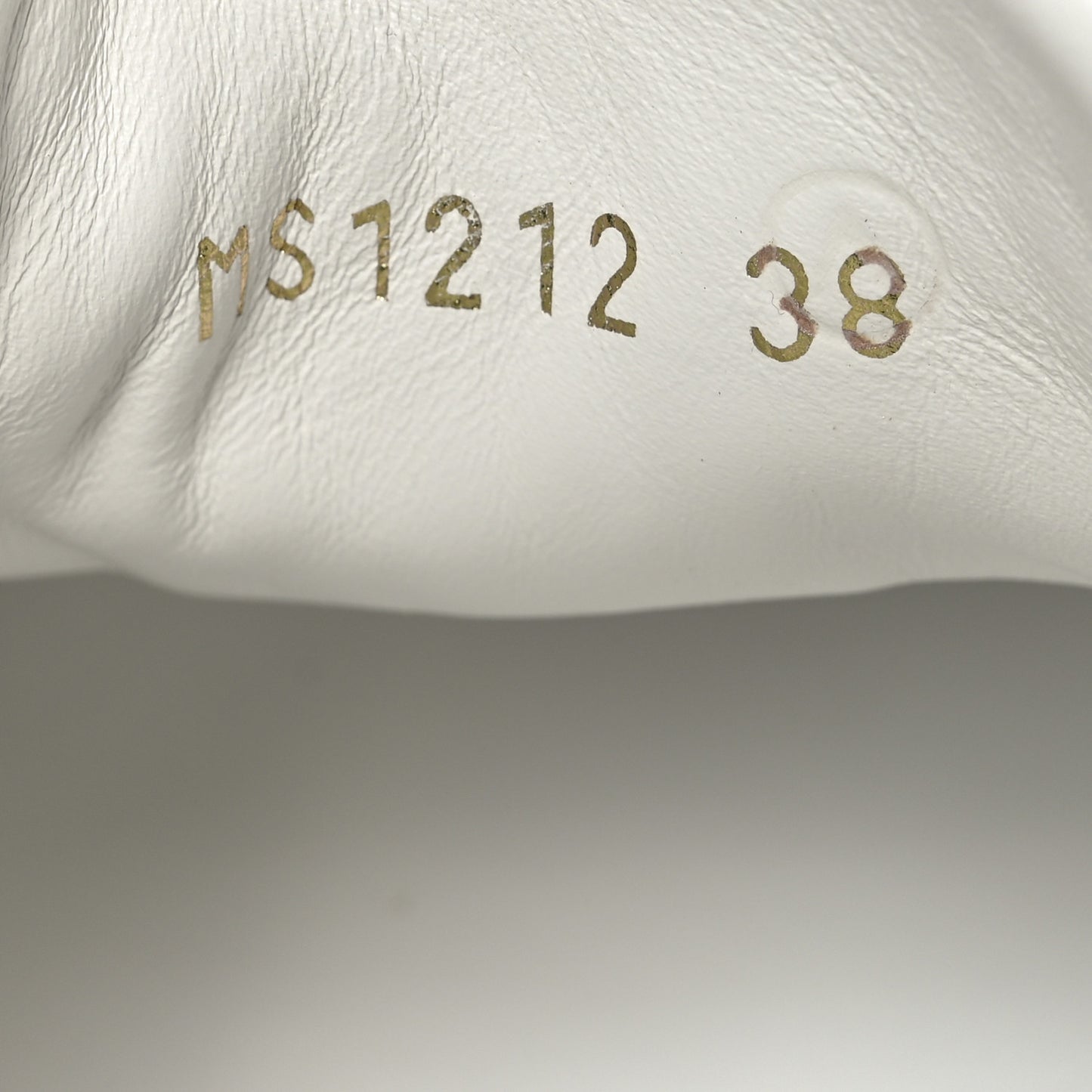Monogram Stud Front Row Sneaker 38 White