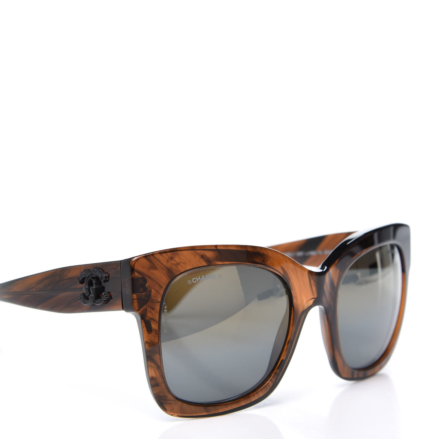 Chanel Mirror CC Sunglasses 5357 Brown 7 of 9