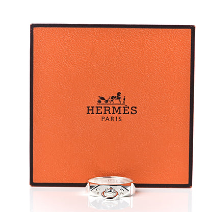 Hermes Sterling Silver PM Collier De Chien Ring 54 6.75 6 of 6