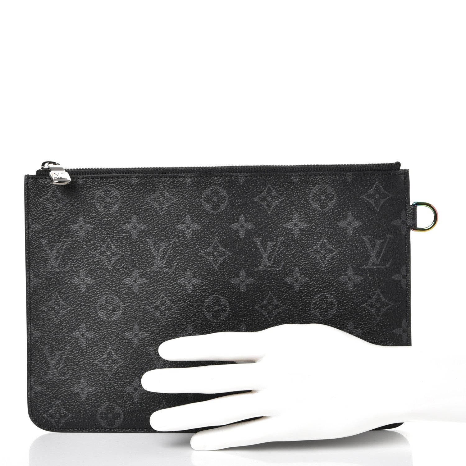 Louis Vuitton Monogram Eclipse Fragment Cabas Light Pochette 2 of 6