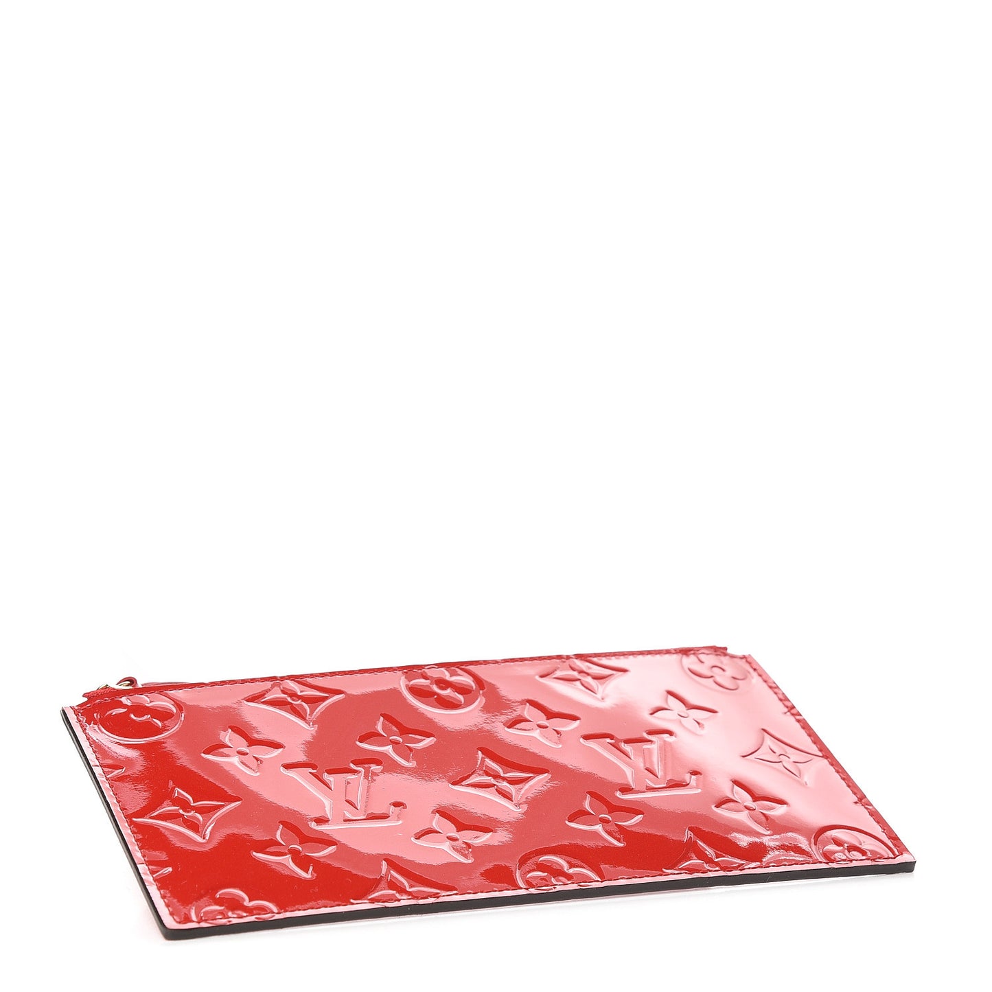 Vernis Felicie Chain Wallet Zippered Insert Cherry