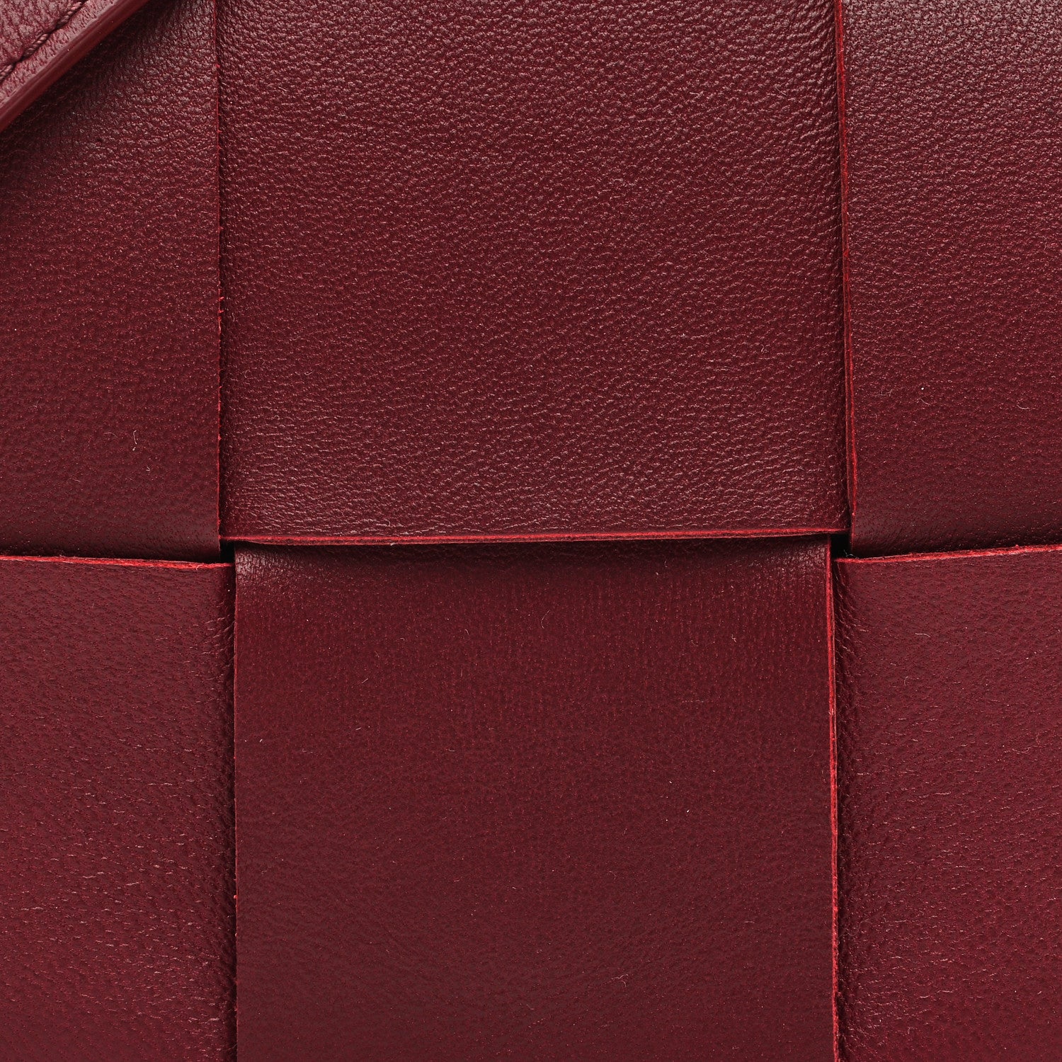 Bottega Veneta Lambskin Maxi Intrecciato Extra Mini Cassette Crossbody Bag Barolo 7 of 9