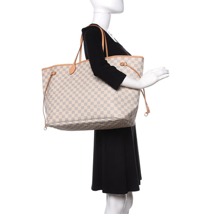 Louis Vuitton Damier Azur Neo Neverfull GM Rose Ballerine 2 of 12