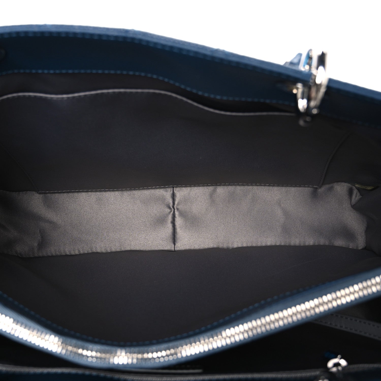 Chanel Caviar Quilted Grand Shopping Tote GST Dark Navy Blue 5 of 11
