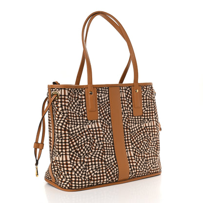 MCM Visetos Medium Liz Reversible Shopper Tote Cognac 5 of 14
