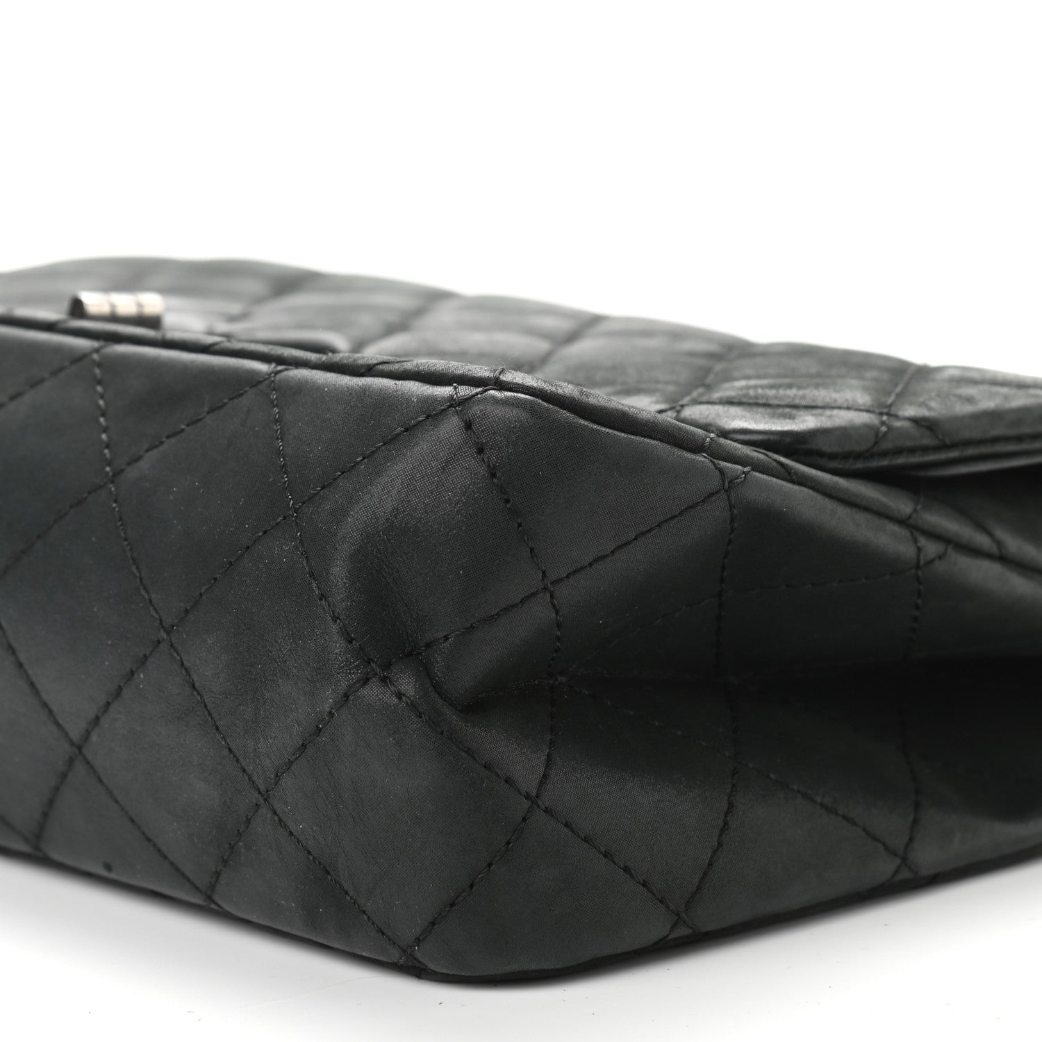 Chanel Iridescent Calfskin Quilted 2.55 Reissue 227 Flap Black 10 of 17