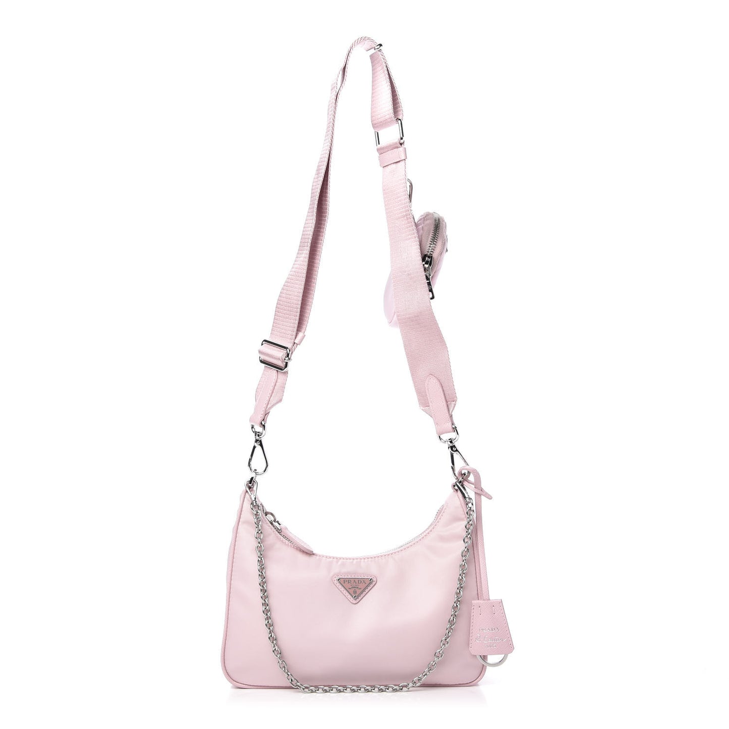 Nylon Re-Edition 2005 Shoulder Bag Alabastro