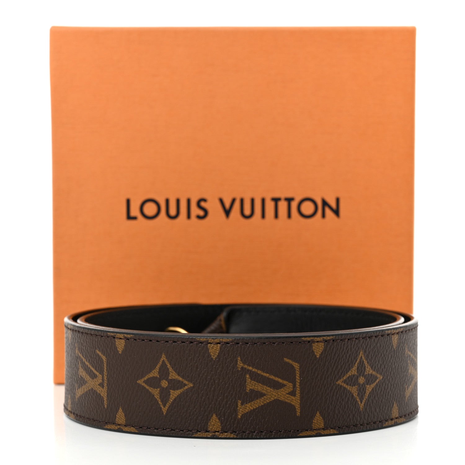 Louis Vuitton Monogram Bandouliere Shoulder Strap Black 5 of 5