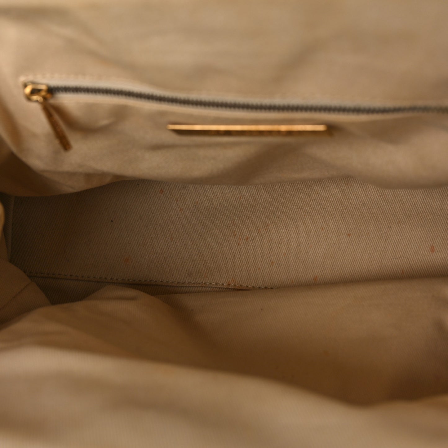 Calfskin Quilted Stam Camel
