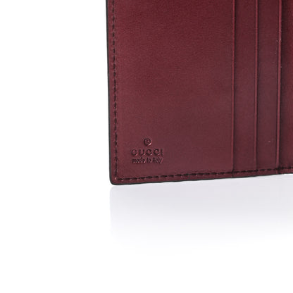 Gucci Shine Guccissima Lovely Heart Mini ID Wallet Scarlatto 6 of 9