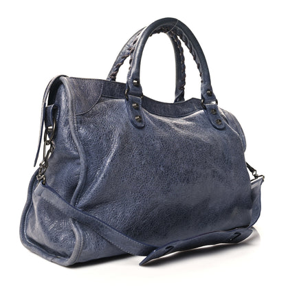 Balenciaga Agneau Classic Hardware City Bleu Roi 3 of 9
