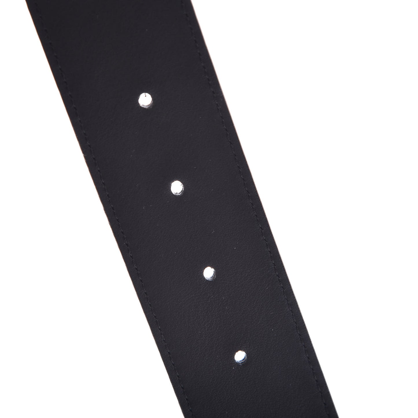Moon Calfskin Double G 40mm Belt 75 30 Black