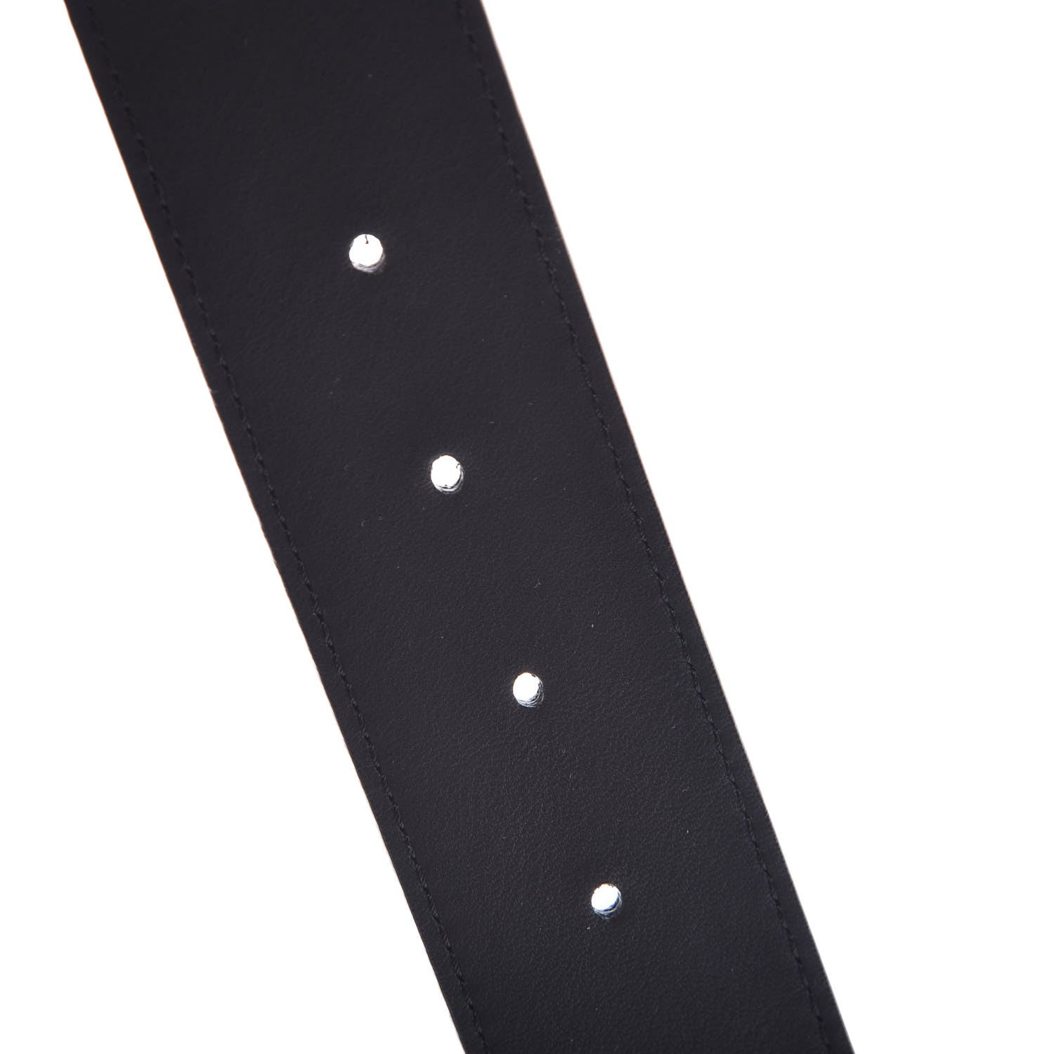 Gucci Moon Calfskin Double G 40mm Belt 75 30 Black 6 of 7