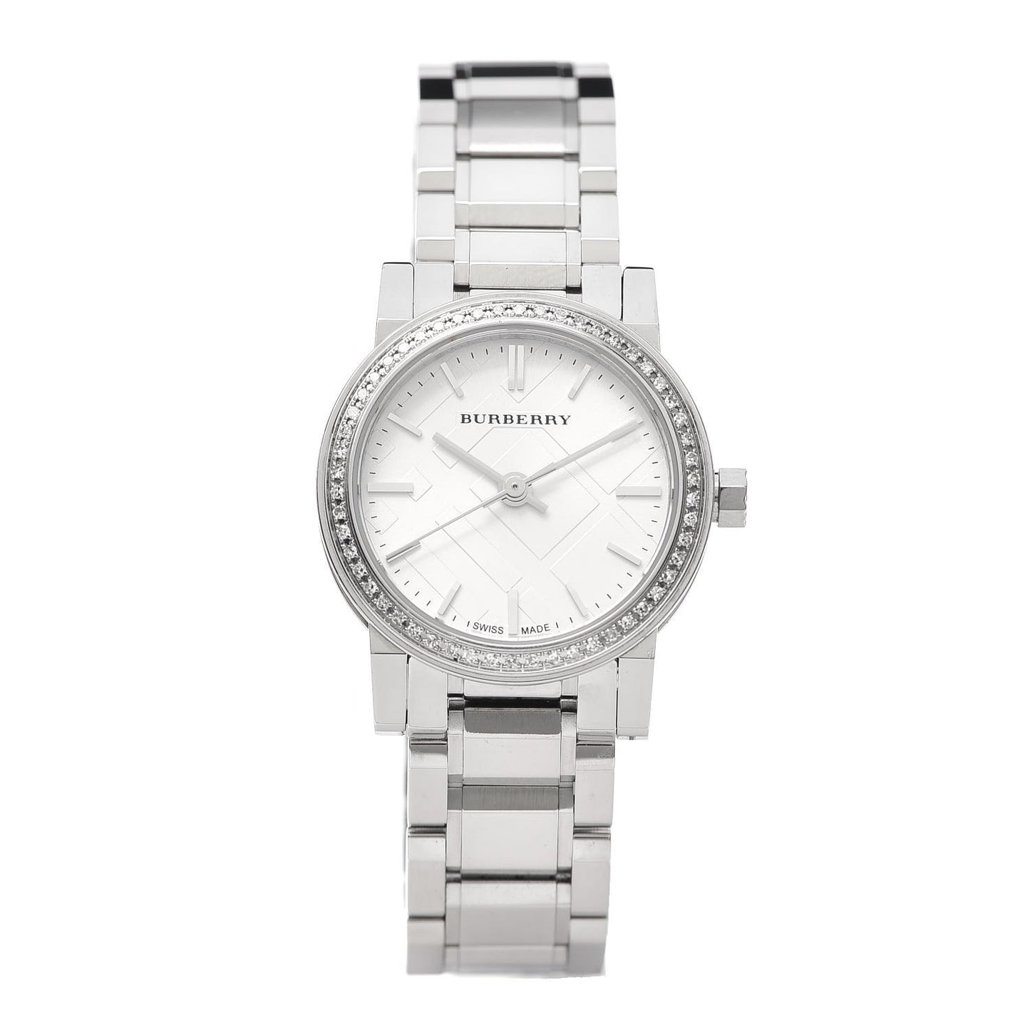 Stainless Steel Diamond Bezel 26mm The City Quartz Watch BU9220