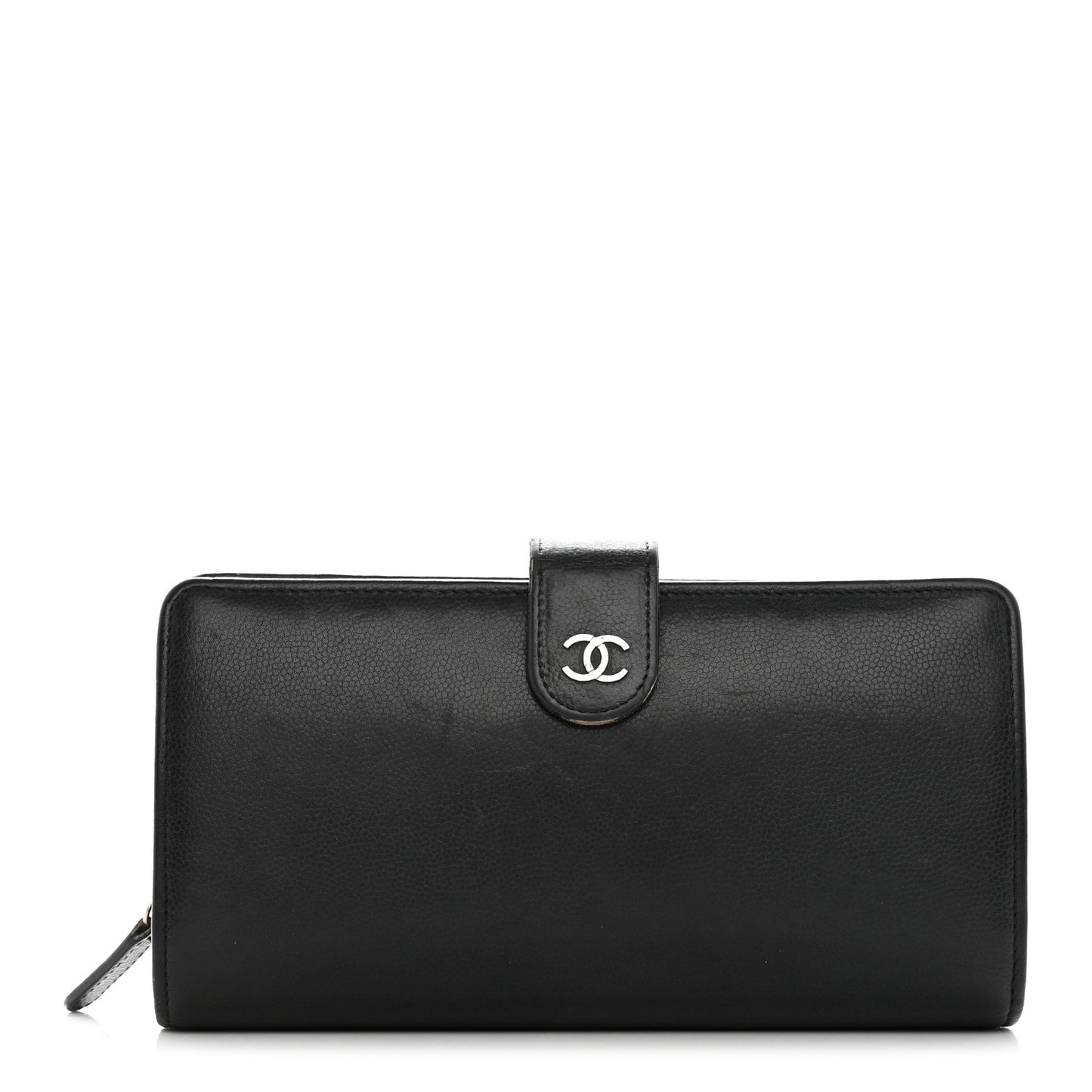 Caviar Sevruga French Long Wallet Black