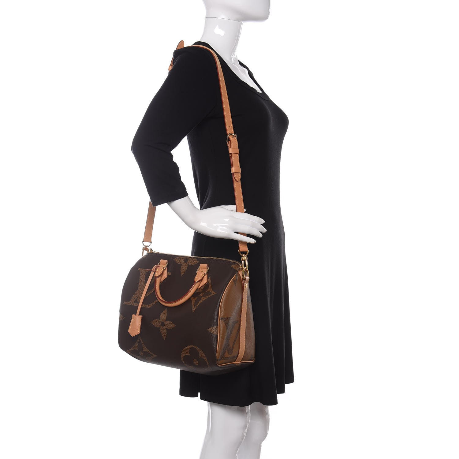 Louis Vuitton Reverse Monogram Giant Speedy Bandouliere 30 2 of 10
