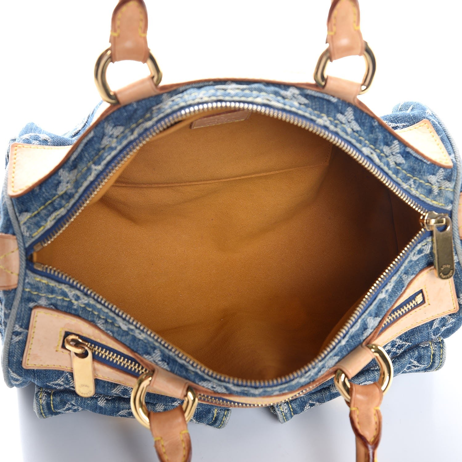 Louis Vuitton Monogram Denim Neo Speedy Blue 5 of 13